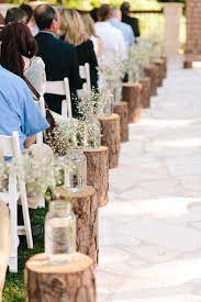 Rustic Wedding With Pops Of Pink Wedding Themes Rustic Country Wedding Decorations Rustic Country Wedding Decorations