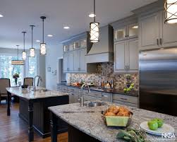 All kitchen styles and colors shown. Harrisburg Transitional Double Island Kitchen Nkba