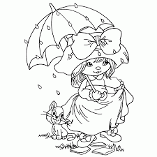 April shower may flower coloring page: 20 Free Printable April Coloring Pages