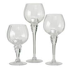 Golden 10 inch iron tall candle holder, for decoration ₹ 356/piece. Crystal Clear Ribbed Glass Whole House Worlds Spectacular Cape Cod Long Stem Candle Holders For Tealight Or Votive Candles Set Of 3 19 16 1 2 And 15 Inches Tall Each Over 1
