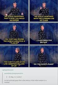 Alfred Violently Sewing And Arthur Busting In And Finding The Flag America What Re You Shut Up You Don T Own Eddie Izzard History Jokes Funny Pictures