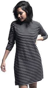 فستان للنساء من ميرش اسود dresses fashion high neck dress