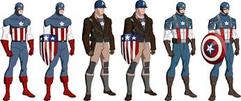 The First Avenger Uniform Line Up Bourassa Style Captain America Pictures Captain America Movie Avengers