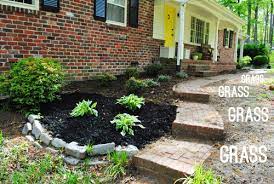 14 rustic log planters front yard landscaping ideas. Hosta La Vista A Little Front Yard Landscaping Young House Love