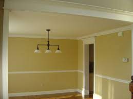 Decorative chair rails to add a touch of architectural detail and enhance the wall decor. Chair Rail And Crown Molding Chair Rail Molding House Design Graphics Design Ideas