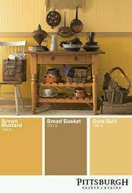 Yellow Brown Paint Colors For