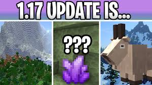 1.17, the first release of caves & cliffs: Minecraft 1 17 Update Will Include These Features Youtube