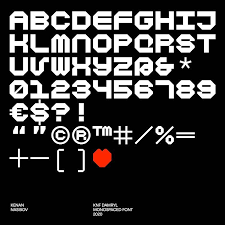 Type Department By Type 01 On Instagram New Font Addition Knf Damryl Is A Bold Monospaced Display Font Also Describ In 2020 Typography Letters Lettering New Fonts