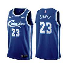 Hardwood classics 2020/21 blue nike youth lebron james los angeles lakers name and number tee. Lakers Lebron James 23 2020 21 Classic Edition Jersey Swingman Blue