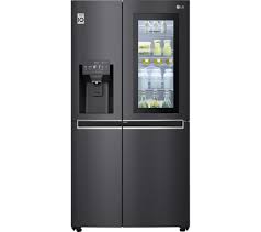 Fridge freezer with ice dispenser no plumbing. Buy Lg Gsx961mccz American Style Smart Fridge Freezer Black Free Delivery Currys