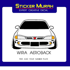 The spoiler / gt wing of this proton satria is also custom made. Stiker Kereta Proton Wira Price Promotion Jul 2021 Biggo Malaysia