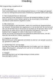 Stageverslag Stage Ii Pdf Gratis Download