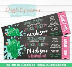 This information is updated regularly and is intended as a guide only. Cactus Float Pool Party Chalkboard Ticket Invitation Free Thank You Card Free Thank You Cards Pool Birthday Party Pool Party