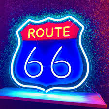 Get your kicks on route 66 with your very own route 66 sign. Neon Route 66 Bespoke Neon Lights From Neon Works Route 66 Neon Works