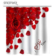 Song isn't my thing, but after watching the video twice. Red Rose Flower Shower Curtain Valentine S Day Bathroom Curtain I Love You Rose Flower Petal Lovers Curtain For The Bathroom Shower Curtains Aliexpress