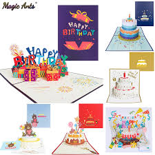 3d pop up birthday cards,birthday pop up greeting cards laser cut happy birthday cards including envelopes and glues best for mom,wife,sister, boy,girl,friends 3 pack. Happy Birthday Card For Girl Kids Wife Husband 3d Birthday Cake Pop Up Greeting Cards Postcards Gifts With Envelope Cards Invitations Aliexpress