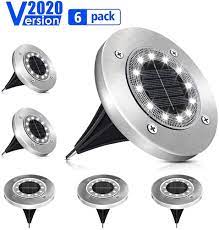 solar bodenleuchte solmore 12 leds solarlampen solarlicht fur garten 6000k kaltweiss ip65 wasserdichte bodenstra solarleuchten garten bodenstrahler solar licht