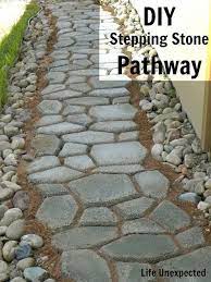 This inexpensive and easy diy project can inspire some stone walkway ideas and save your lawn from wear and tear. Pin On Diy