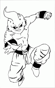 Dragon ball z aired in japan on fuji tv from april 26. Dbz Kid Buu Coloring Pages Coloring Home