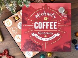The Little Boys Room Personalised Coffee Advent Calendar Box 25 Doors With A Nespresso Compatib Advent Calendar Boxes Christmas Advent Calendar Advent Calendar