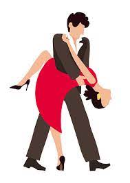 A Couple Dancing Tango Together On A White Background Clipart In Isolation Passionate Man Overturns A Sexy Woman Hand Drawn Vector Graphics In Flat Style Arte Vetorial De Stock E Mais