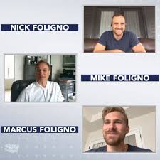 On tuesday, as columbus forward nick foligno was on the ice before a game against the buffalo the sign held by declan and maren flynn read hey nick, your dad gave my dad his stick in 1987. Sportsnet How Mike Foligno S Passion Rubbed Off On Sons Nick And Marcus My Hockey Idol Facebook
