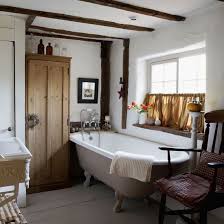 Want A Bathroom Like This One Love The Tub Country Style Bathrooms Country Bathroom Decor Country Bathroom