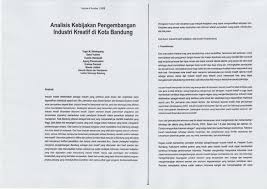 Pada skala global, nilai ekonomi industri kreatif bahkan mampu melampaui industri perminyakan. Pdf Analisis Kebijakan Pengembangan Industri Kreatif Di Kota Bandung