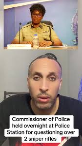 Police Commissioner Questioned Over Sniper Rifles Incident