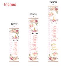 Personalized Unicorn Growth Chart With Name