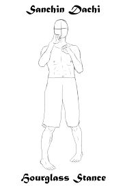 Sanchin Dachi Hourglass Stance A Very Grounding Pigeon Toed Stance Martial Arts Techniques Karate Goju Ryu Karate