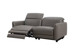 Ecksofa/ couch mit relaxfunktion, elektrisch ausfahrbar. Relaxgarnitur Elektrisch 3 2 Cleophee Leder Taupe Kaufen