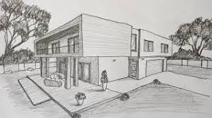 All parallel lines going towards a vanishing point will look like they. How To Draw A House In Two Point Perspective Modern House Cute766