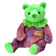 Beanie Baby Happy Birthday Bear August Birthday Beanie Bear Retired Original Beanie Babies Baby Beanie Beanie Bears