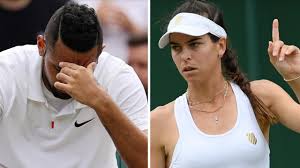 Kicking off play on centre court for the. Ajla Tomljanovic Accuses Jelena Ostapenko Of Faking Injury As Nick Kyrgios Bows Out Of Wimbledon