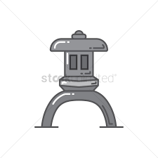 These stone lanterns belong to a buddhists philosophy to enlighten the path. Japanese Stone Lantern Vector Image 1898154 Stockunlimited