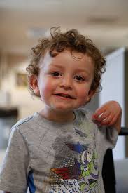 Noah Starkey-Watts, son of Pvt. Paul Watts, serving