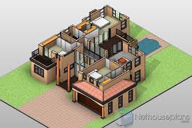 Small 3 bedroom house design opnodes. 3d House Plans 3d Floor Plans 3d House Designs Nethouseplansnethouseplans