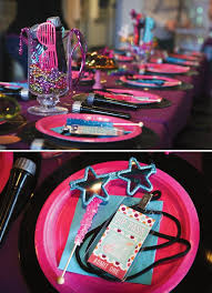 Birthday Party Ideas For Girls Age 10 Girly Themed Rockstar Birthday Party Hostess With The Mostess Dance Party Birthday Rockstar Birthday Party Music Birthday Party