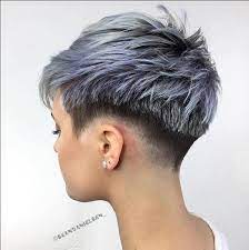 Kurzhaarschnitt damen 2019 beste frisuren damen ab 50 bob. Silber Grau Haare Undercut Kurzhaarschnitt Frisuren Abgehackte Haarschnitte Kurzhaarfrisuren