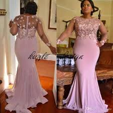 African 2018 Pink Chiffon Plus Size Mermaid Bridesmaid Dresses Long Lace Appliqued Pea Evening Dress Fashion Prom Dresses For Sale Bridesmaid Dresses Long Lace
