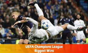 The champions league (officially the uefa champions league) is a european football competition which takes place every year. 12 Biggest Wins In Uefa Champions League History Dummysports