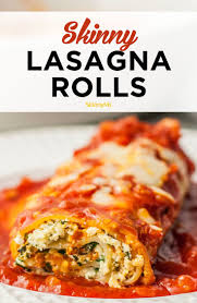 Skinny Lasagna Rolls Recipe Healthy Lasagna Recipes Healthy Lasagna Recipes