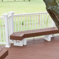Azek railing, available in 4 styles, offers the beauty and feel of real wood coupled with the high durability and low maintenance you expect from azek. Azek Deck Redland Rose And Azek Rail Premier White Transitional Deck New York By Timbertech Houzz