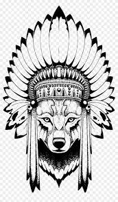 Check spelling or type a new query. Anastasiya Avina Wolf With Indian Headdress Free Transparent Png Clipart Images Download