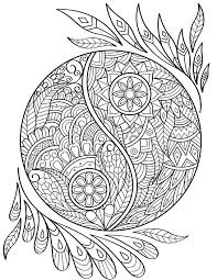 Tao enthusiasts and coloring lovers will be charmed with this selection of soothing yin yang coloring florals. 29 Printable Yin Yang Coloring Pages