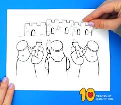 Lessons for teaching the story of joshua for kids. Joshua And The Wall Of Jericho Craft 10 Minutes Of Quality Time