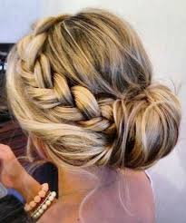A braided hairstyle is the single best way to let your creativity shine through. Braid Bun Hair Styles Side Bun Hairstyles Long Hair Styles