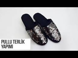 Siparis Patlamasi Yasatacak Pullu Terlik Yapimi Emelce Orguler Youtube Terlik Patikler Babetler