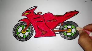 #durecorder video saya ini direkam dengan du recorder. Cara Menggambar Sepeda Motor Boy Anak Jalanan Youtube